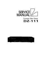 Luxman DZ-111-Service-Manual